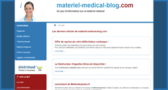 Desktop Screenshot of materiel-medical-blog.com